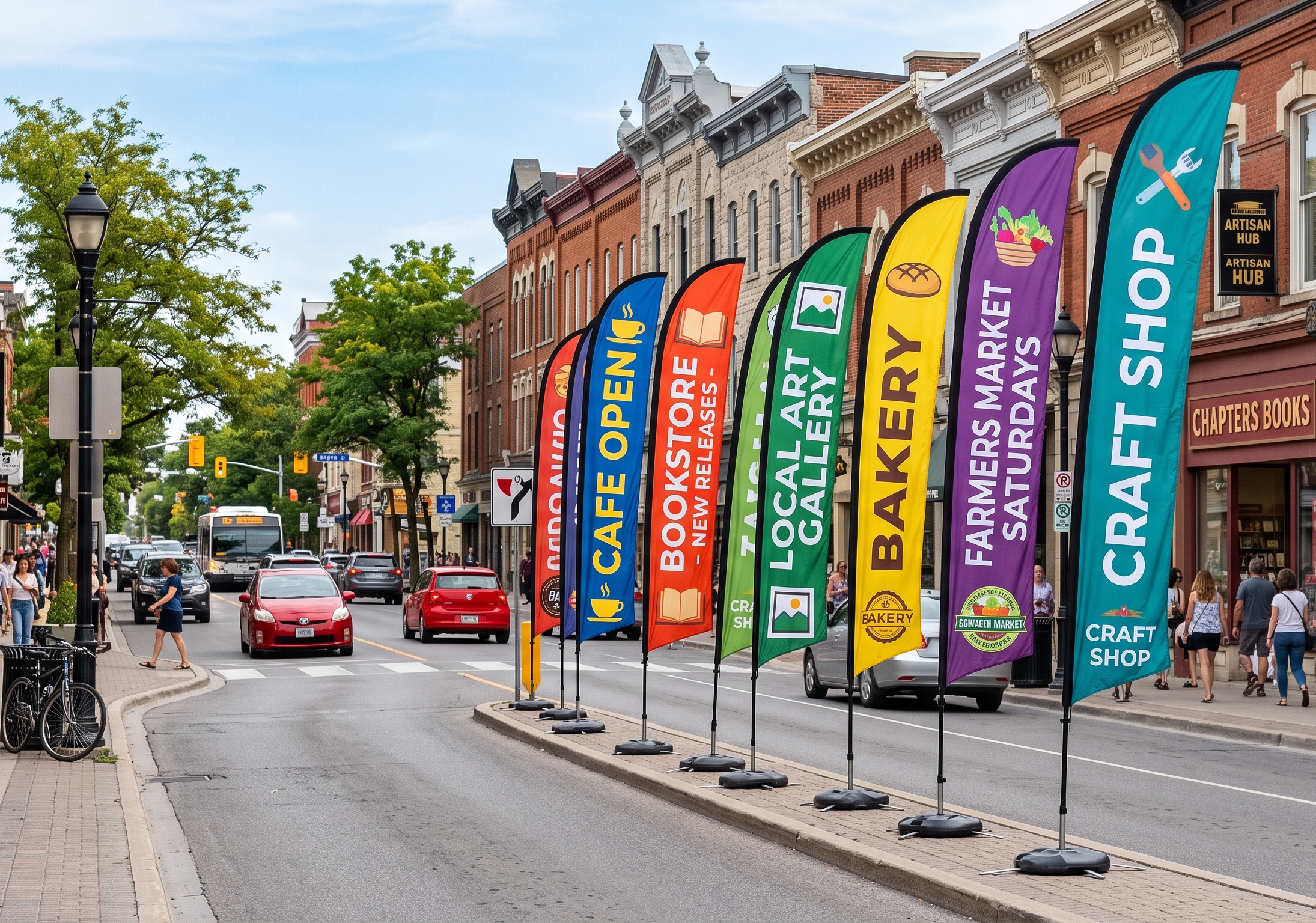 Feather Flags and Flutter Banners: Roadside Attention for Atlanta Businesses and Events
